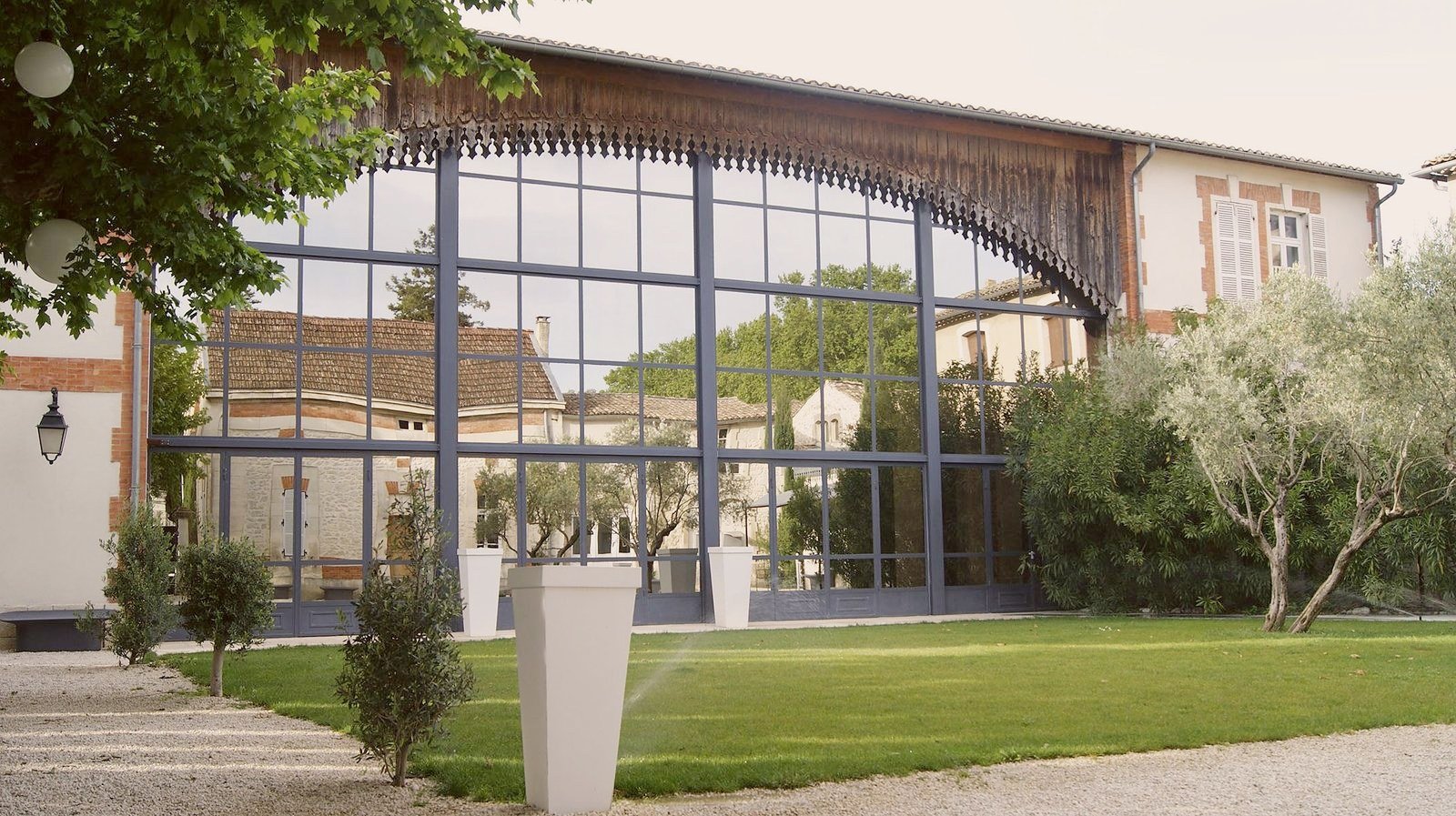 La Verrière du Trusquin depuis le jardin