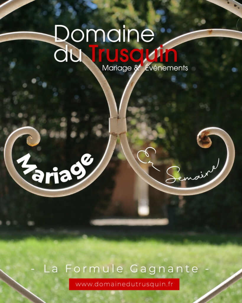 Mariage en semaine Pierrelatte